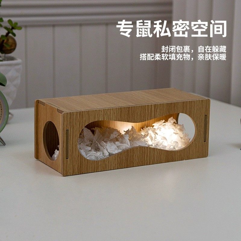 Image showcasing Hamster underground tunnel peeping house golden bear underground cave ...