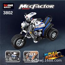 Building Blocks Assembly Childrens Toys Racing Think Tank Back Force Gift Series Roadster Dietech 6 Car Model Car