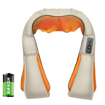 Quality rechargeable kneading appliance cervical spine massager neck shoulder waist back pain muscle massager
