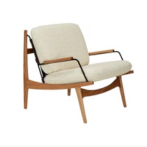 Nordic Minimalist Living-room Sofa Chair Designer Solid Wood Casual Chair Hotel Villa Guest Chair Sales Chair of the reception chair