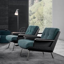 Italian new light luxury villa club living room leisure chair office hotel room single chair sales department negotiation chair
