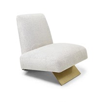 Italian Light Luxury Designer Creative Metal Clothing Leisure Chair After Modern Living Room Business Single Chair