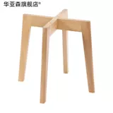 Деревянный цветочный горшок, черная трубка, простой и элегантный дизайн