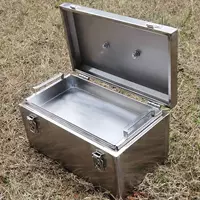 Материал 201, толщина 1мм [35*20*18] с отделениями.