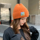 Women's Winter Knitted Hat with Large Head Circumference, Fleece-Lined, Warm, Casual, Versatile, Sweet Style, Pullover Beanie for Autumn and Winter