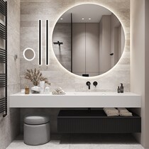 Modern minimalist rock board integrated basin Baths cabinet Composition Handwashing pool washbasin washout washstand Bathroom Cabinet Solid Wood Custom