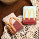 High-looking M Ji Maimen new ins style three-fold wallet ID card bank card storage card bag convenient coin purse