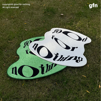 goodfornothing original design logo carpet simple ins style bedroom living room home furnishing series