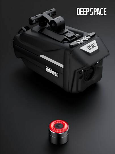 Велосипедный задний фонарь DEEPSPACE Q3Q5 для ночной езды, умный стоп-сигнал, сумка-подсветка для седла, для горных и шоссейных велосипедов