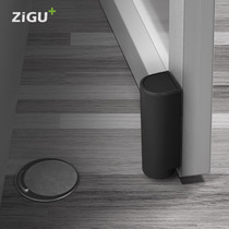 Invisible door suction no punching new anti-collision door stop bedroom wooden door extremely narrow door ultra-thin strong magnetic suction windproof floor suction