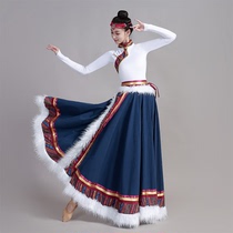 LFGV Tibetan dance costumes female dance performance clothes dance tops practice clothes ethnic minority Mongolian ethnic style