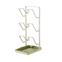Pot lid rack placer countertop storage rack kitchen household multi-layer multi-functional pot rack artifact 1685