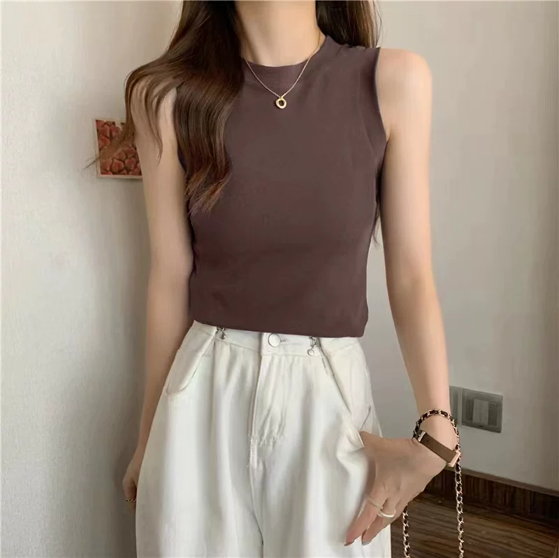 Футболка, безрукавка-подкладка, тренд сезона, утягивающий эффект, slim fit