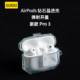 [Guxou Patented Model]Suitable for Airpodspro3 Automatic Pop-Up Crystal Clear Diamond Transparent Protective Case for Apple 1, 2, 3, 4 Generation Airpods4 Earphone Case, High-End Simple New Model