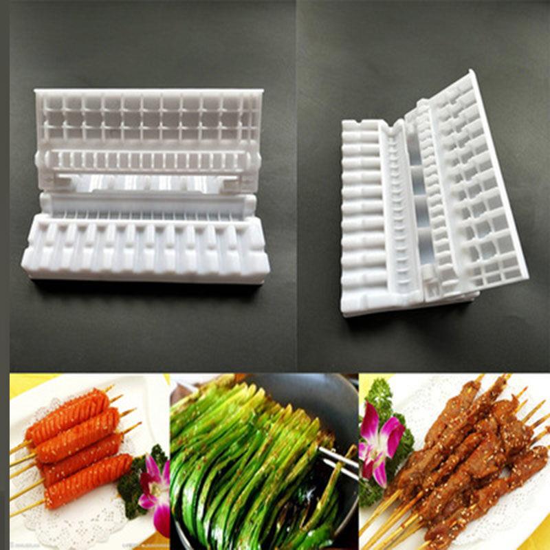 Multifunctional meat skewer artifact quick skewer skewer skewer household lamb skewer meat threader barbecue skewer commercial