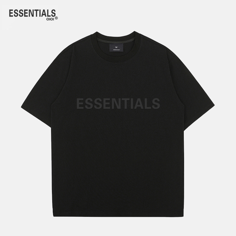 Essentials Oioi Short-Sleeved T-Shirt for Men and Women, Summer American High Street Heavyweight Pure Cotton Base Shirt T-Shirt