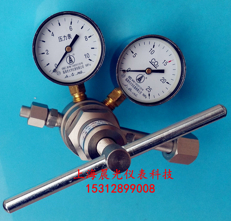 Full copper plated nickel oxygen YQY-10 high pressure pressure reducer nitrogen YQD-10 anti-wire hydrogen pressure reducing valve YQQ-10