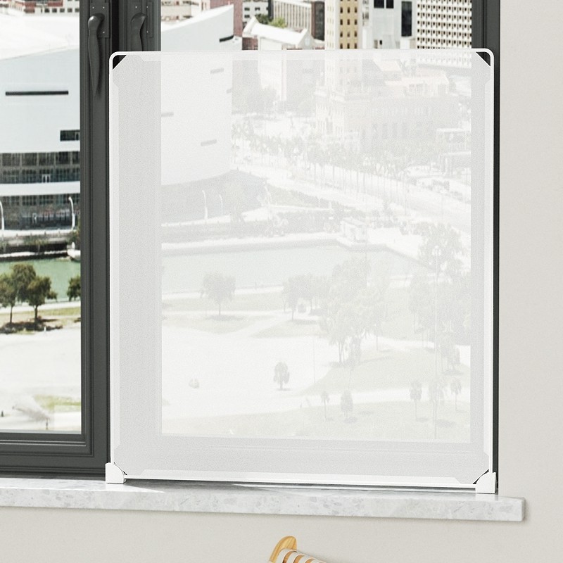 Balcony Closure God-Ware Weatherproof Free Punch Top Open Windows Protection Against Cat Fall Safety Bezel
