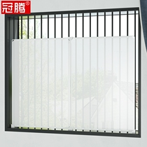 Balcony bezel windproof rain-proof and anti-pet drop safety guardrails shielded from privacy closed translucent type shelter plate