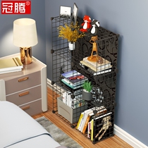 Ultrathin bookshelf sticker wall floor bookcase 20CM cm cm Bedroom bedside shelving Shelves Slit Small Bookcase