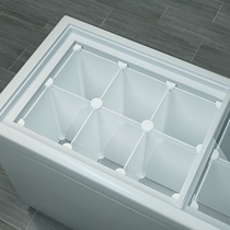 Stratified shelf splicing classified ice cabinet grid grid multilayer shelve commercial separator internal free combined refrigeration