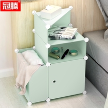 Bedside table side storage simple modern economical multifunctional simple plastic bedroom assembly small cabinet
