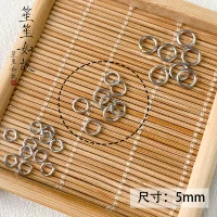 5 -миллиметровое серебряное открытие 50 кусочков