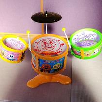 Japanese Anpanman childrens drum set baby beginner drumming instrument toy boys and girls gifts