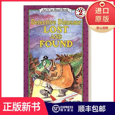 【 Genuine Stock 】 Original English Detective Dinosaur Lost and Found Series I Can Read Level 2 Graded Reading English imported original English books Sk
