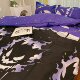 Carrot Original Style Nordic Minimalist Bedding Set 1.5m Dormitory Quilt Cover and Bed Sheet Three-Piece Set