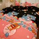 Wealth Comes from All Directions Nordic Minimalist Cartoon 1.8 Bed Sheet Four-Piece Set 1.5m Dormitory Quilt Cover Student Bed Three-Piece Set