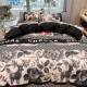 Versatile Trendy Ins-Style Washed Cotton Bed Sheet and Duvet Cover Four-Piece Set, New Model for Student Dormitory Single Bed Three-Piece Set