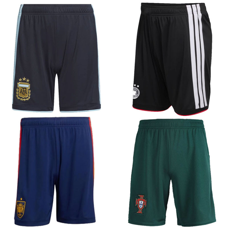 Authentic Argentina Portugal France Brazil Japan Italy Germany Team Football Shorts 2026 Home and Away Shorts