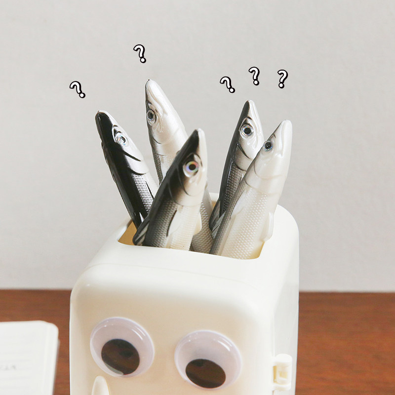 It's boring to touch the fish salted fish styling pen creativity to blame the stationery universal to work the fish pen emulation gift
