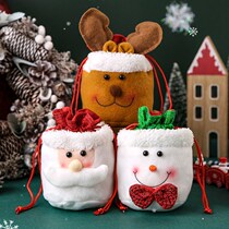 Christmas apple bag cute and creative Christmas Eve candy packaging box Children small gift Decorative Hand Gift Bag