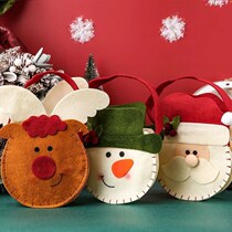 Christmas children Gift gift bags Christmas Eve Apple packaging boxes Handbags Creative Candy Cans Apple Bags