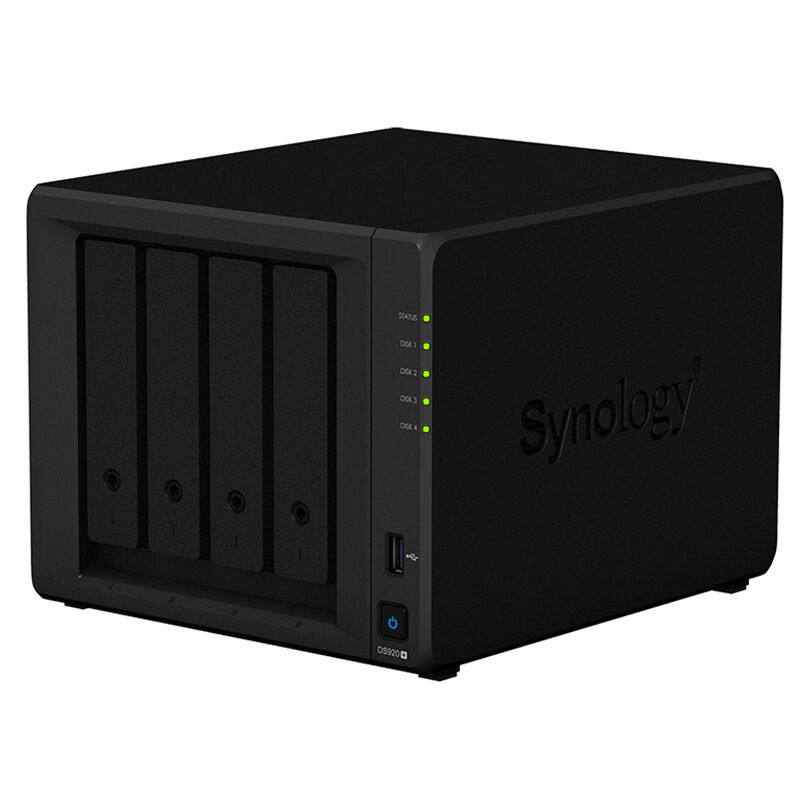 Synology DS920 four - digit 4 - bit NAS network storage server (no built - in - hardware)