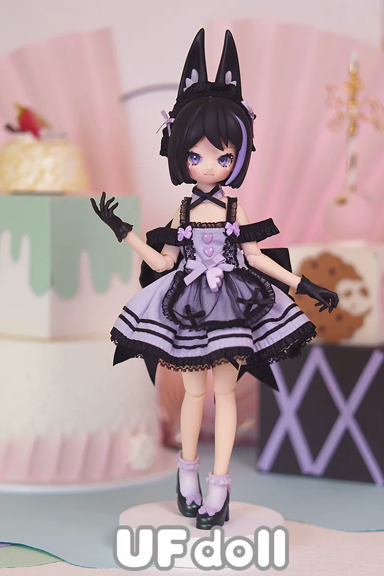 Подлинная UFDOLL 6 точек BJD MINI Tea Blind Basic Box Move Patrol игрушка Качели Игровая Девочка Подарок