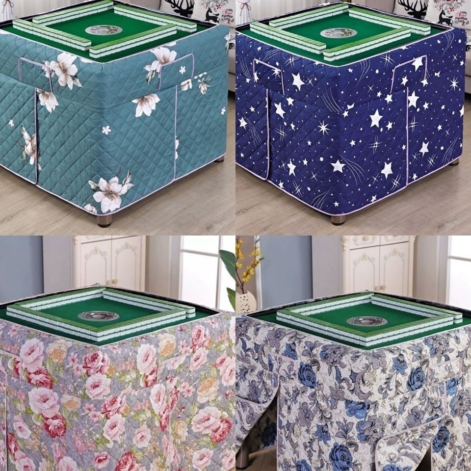 Mahjong machine fire hood quilt cover tablecloth cover square winter heating apron waterproof and oil-proof household general purpose