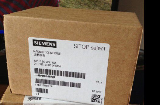 Siemens 6EP1961-2BA00 SITOP selection diagnostic module 4 channels 24 V DC 4x 10 A
