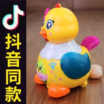 Chicken toy that can lay eggs hen rooster chick duck vibrato can move electric baby two 3-year-old boys and girls