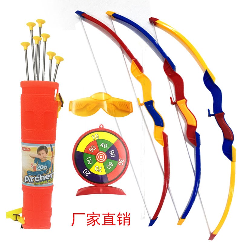Children's bow and arrow toy set large outdoor sports leisure traditional toys boy shooting archery suction cup toys