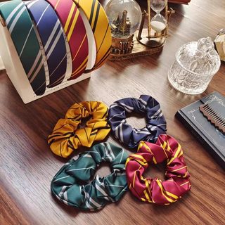 Harry Potter Merchandise Headbands Hogwarts Hair Ties Hairbands Gryffindor Hair Accessories Cos