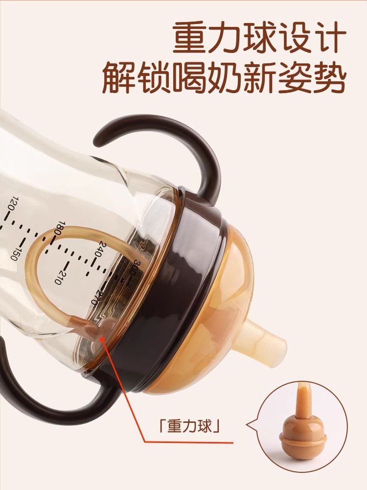 Suitable for Shixi Baby Bottle Accessories, Nipple, Spout Cup, Straw, Handle, Lid, Learning to Drink, 18 Months, Suxi Brand