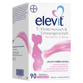Elevit women's pregnancy preparation active folic acid 1