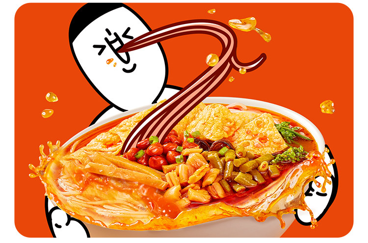 人类快乐 招牌螺蛳粉速食米线300g*3袋 图7