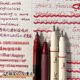 × Point Stone Red Pen Quick-Dry Red Gel Pen for Students, Teacher's Special Thick Tip for Grading Homework, High-Quality Drawing Pen, Liquid Ink Pen for Practice, Ballpoint Pen, Burgundy Red Pen