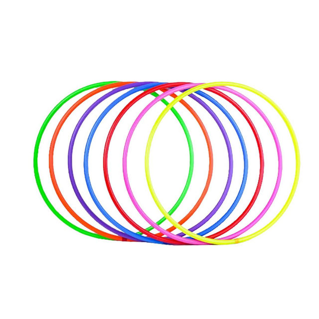 Kindergarten-Specific Hula Hoops for Children and Adults, Environmentally Friendly Plastic Teaching Art Hoops, Game Props, Competition Training Hoops