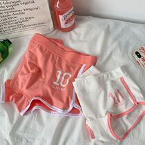 Male and female universal sports Wind cute and sweet minimalist cotton men flat angle pants flat corner pants underpants suit lovers underpants