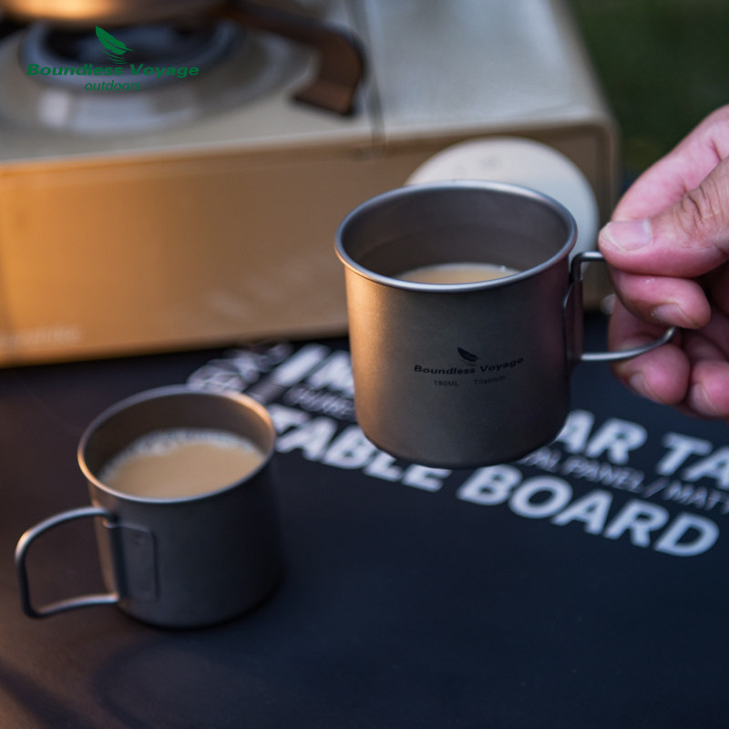 Набор кофейных чашек из чистого титана Boundless Voyage Ti3053D